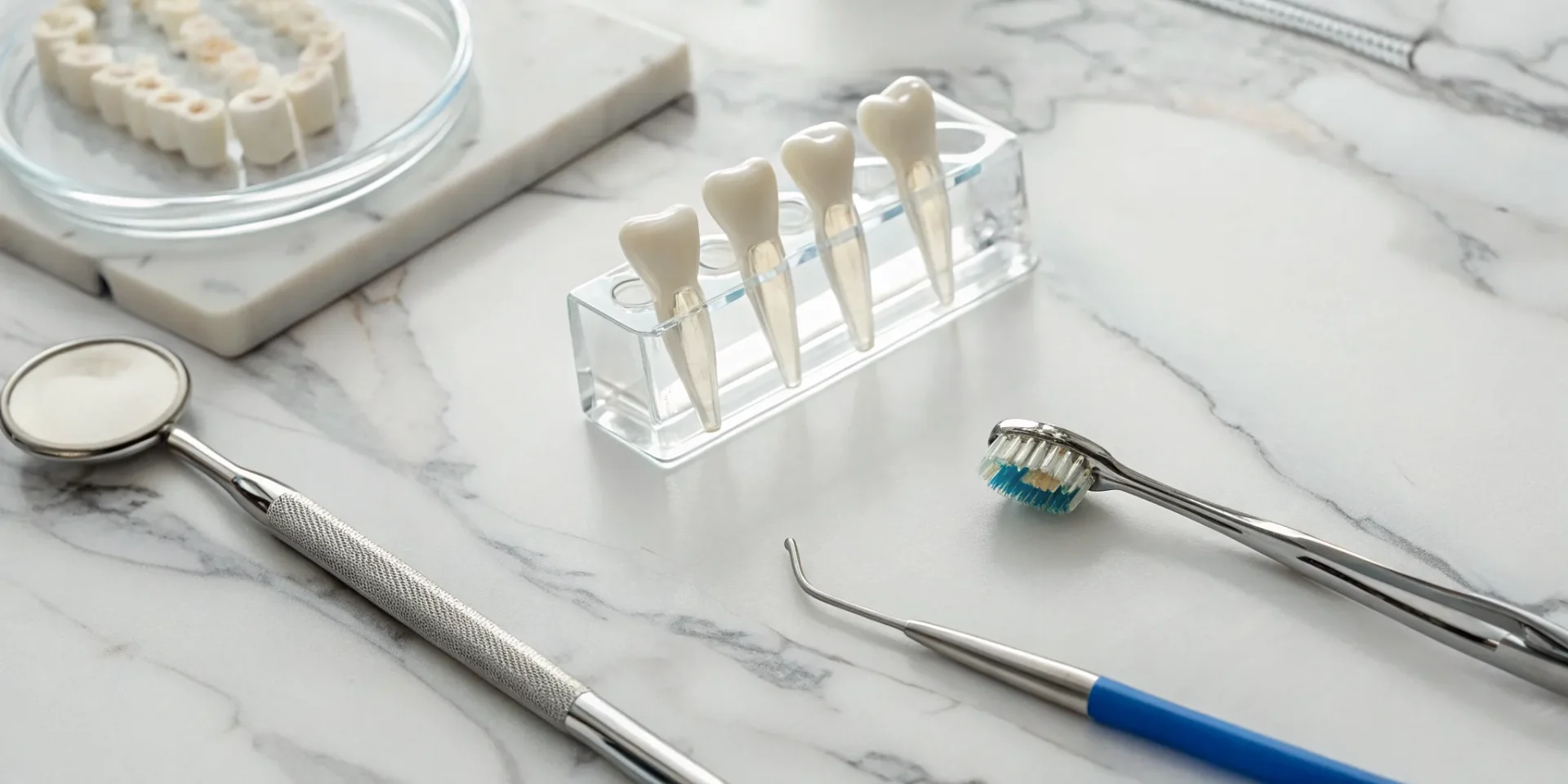 Dental models showing chipped tooth repair options to compare costs without insurance.