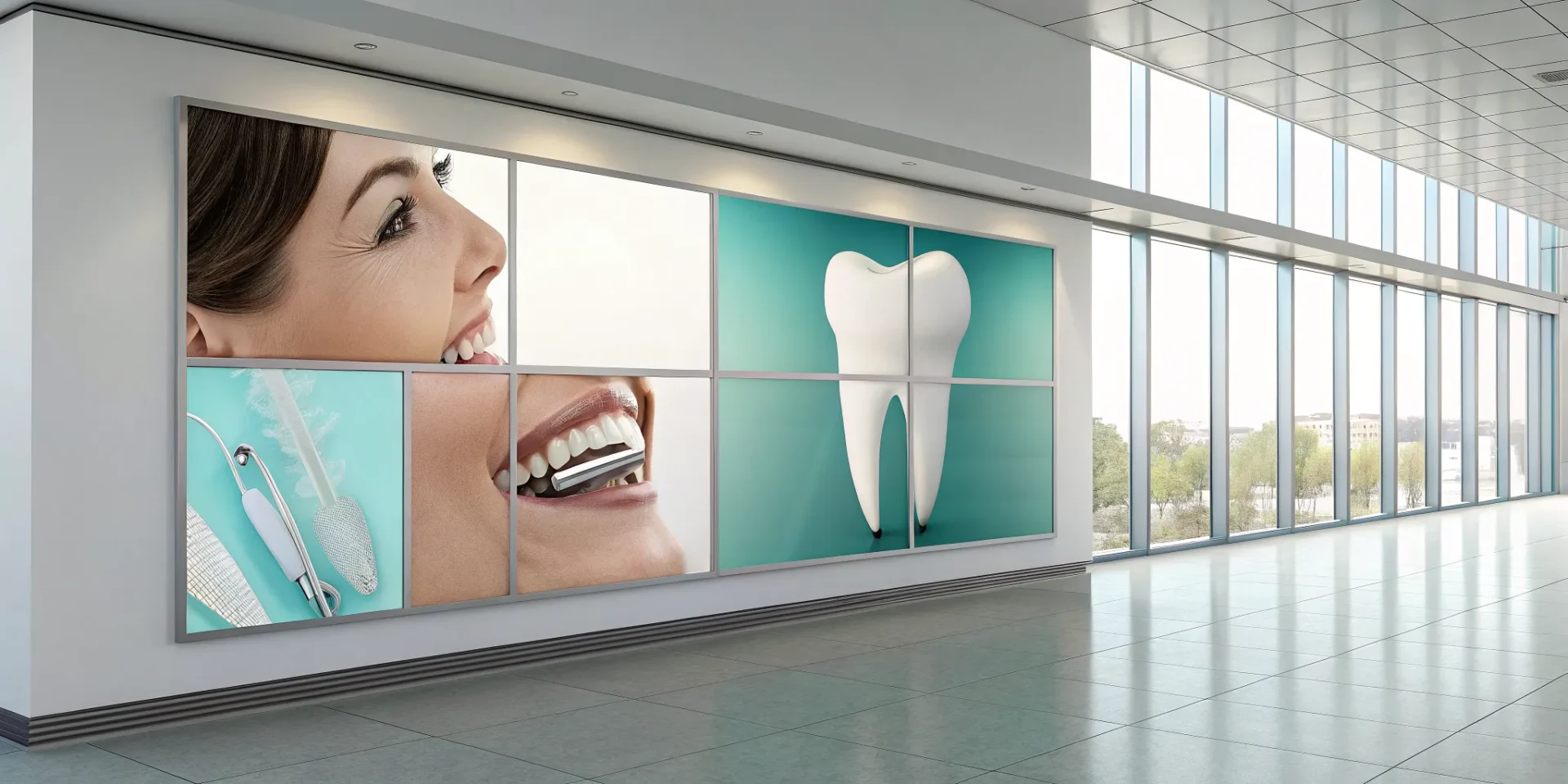 A tooth model and tools showing options for when no tooth is left for a crown.